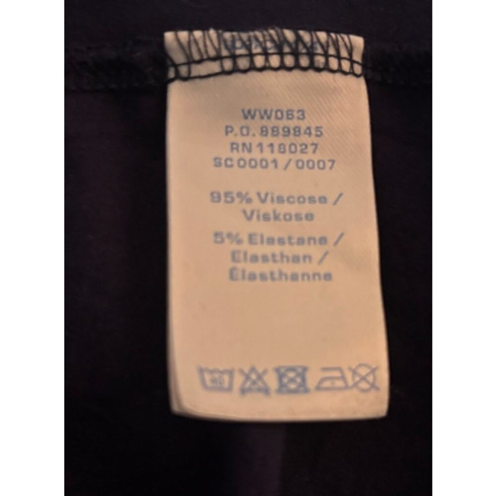 Boden Navy Jersey Wrap Dress Tie Waist Sleeveless, Size 6 Long - Picture 5 of 5